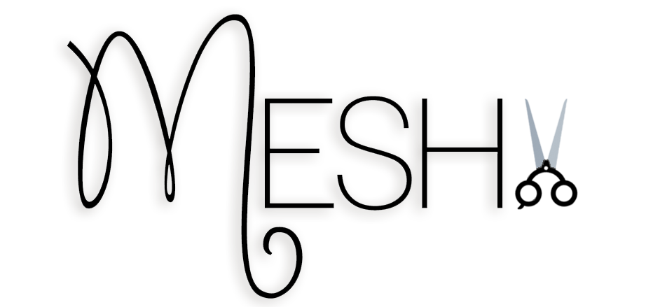 Het logo van Meshy - de kapster die bij u thuis komt